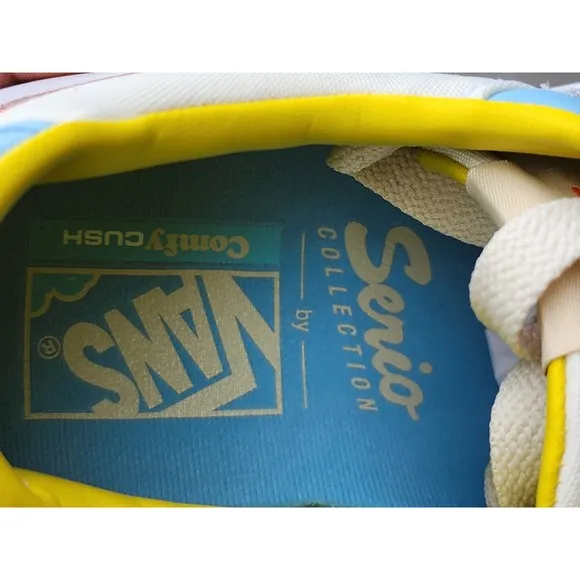 Vans Lowland CC Serio Collection Mens Size 11.5 Sail Cream Sky Blue VN0A5KYF1RC