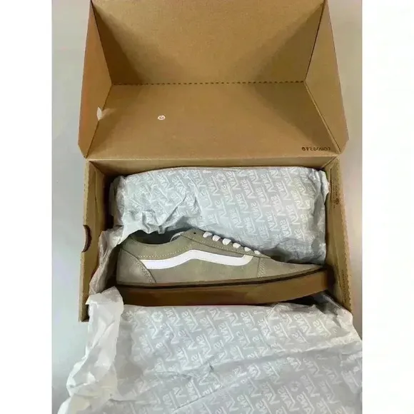Vans Men’s Ward Skate Shoes Suede Gum Incense Color Size 8 New In Box Classic