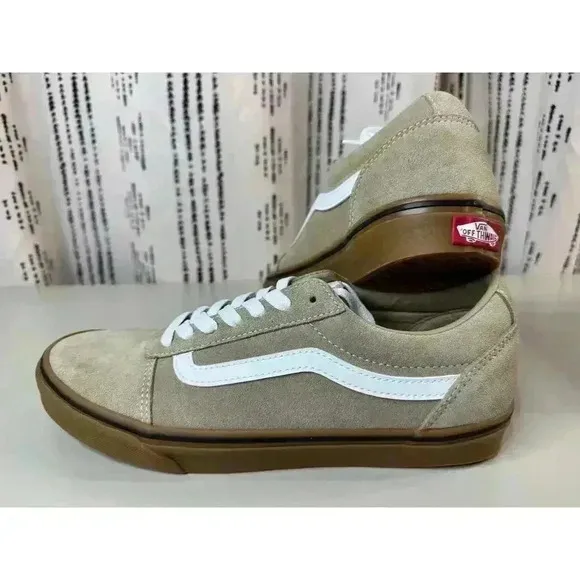 Vans Men’s Ward Skate Shoes Suede Gum Incense Color Size 8 New In Box Classic