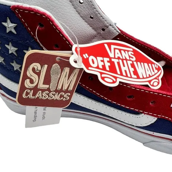 Vans Sk8-Hi Slim - Studded Stars Size 5.5 Women’s /4 - Men’s Unisex