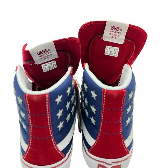 Vans Sk8-Hi Slim - Studded Stars Size 5.5 Women’s /4 - Men’s Unisex