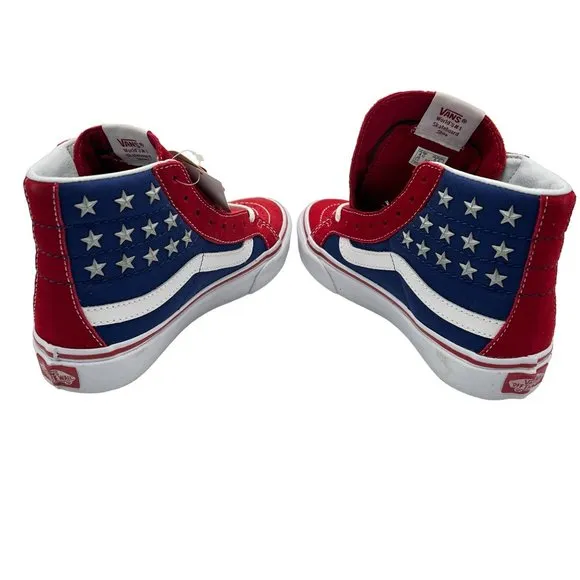 Vans Sk8-Hi Slim - Studded Stars Size 5.5 Women’s /4 - Men’s Unisex