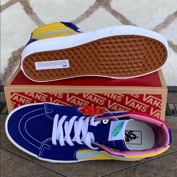 VANS Sk8-Hi SUNSHINE Multi/True White wmns