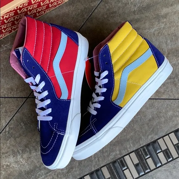 VANS Sk8-Hi SUNSHINE Multi/True White wmns