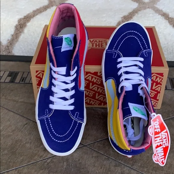VANS Sk8-Hi SUNSHINE Multi/True White wmns