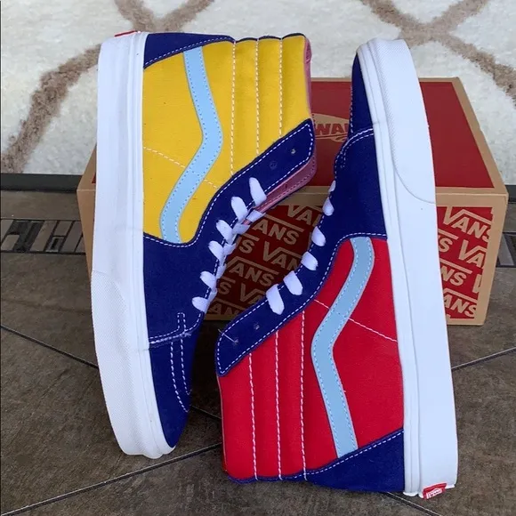 VANS Sk8-Hi SUNSHINE Multi/True White wmns