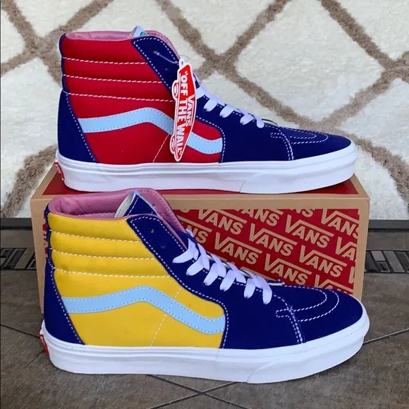 VANS Sk8-Hi SUNSHINE Multi/True White wmns