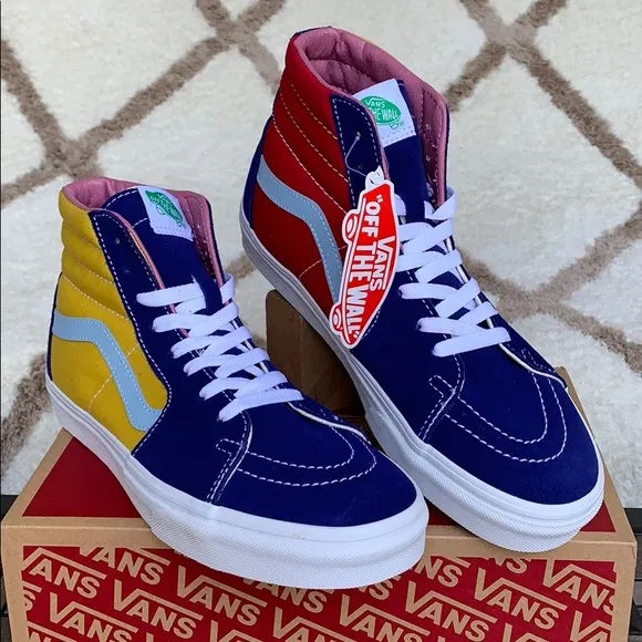 VANS Sk8-Hi SUNSHINE Multi/True White wmns