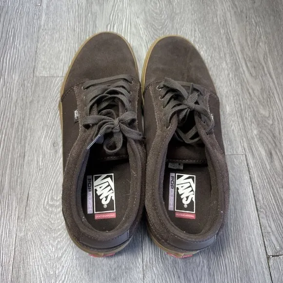 Vans Skate Chukka Low Suede Gum Chocolate Brown Chunky Shoes Men’s Size 12