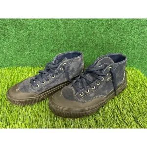 Vans Sneakers Men 9 Blue Suede High Top Ultra Cush Shoes