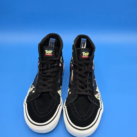 Vans Toy Story Disney Sk8 Hi Top Buzz Lightyear Sneakers Mens 9 Womens 10.5 EUC