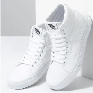 VANS WOMENS WHITE FILMORE HIGH TOP SNEAKERS SIZE 8