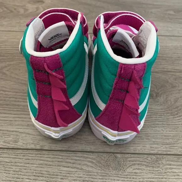 Vans kids high top shoes Dino Barney shoes Very beautiful!