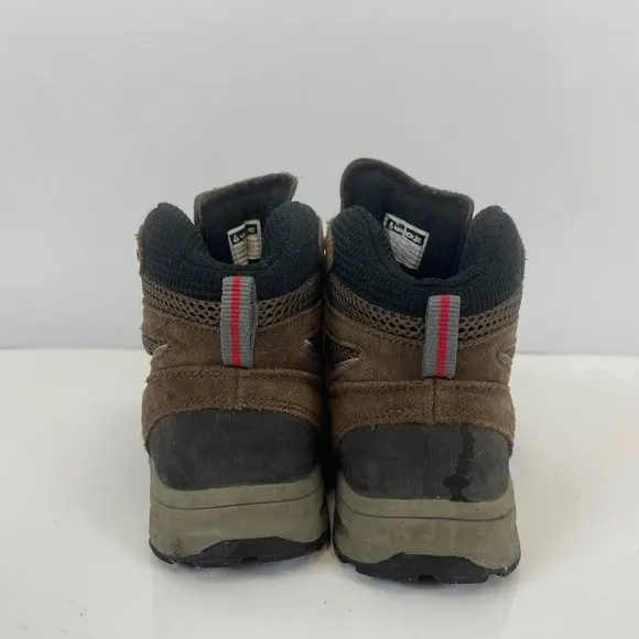 Vasque Breeze III Waterproof Hiking Shoes Leather Brown Kids Size 4
