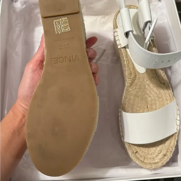 Vince Abby Plaster platform espadrille sandal