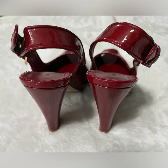 Vince Camuto Red Heels Chunky Cone Heel