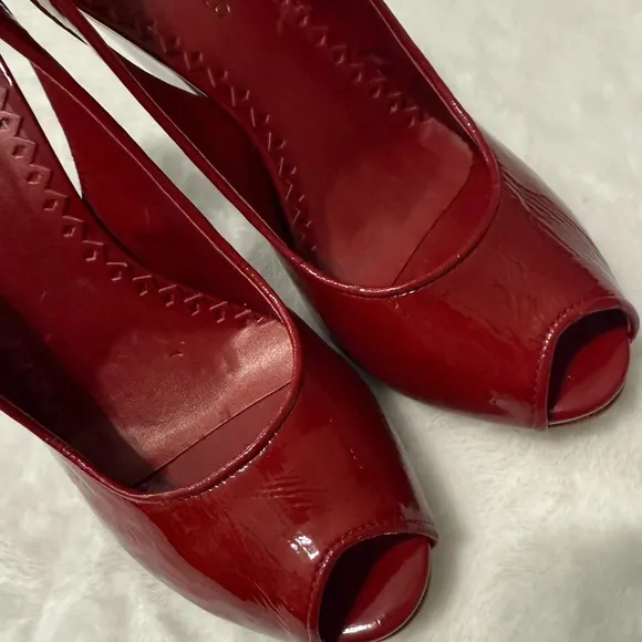 Vince Camuto Red Heels Chunky Cone Heel