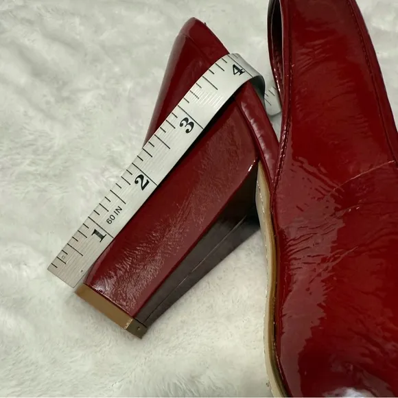 Vince Camuto Red Heels Chunky Cone Heel
