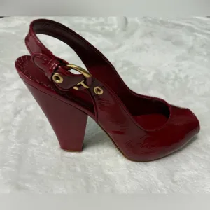 Vince Camuto Red Heels Chunky Cone Heel