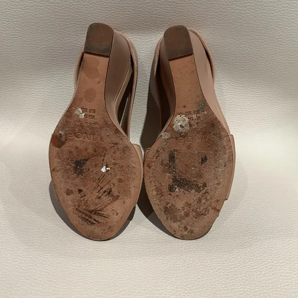 Vince Nude Kaya Wedge Shoes