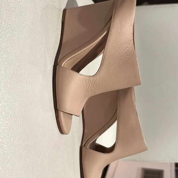 Vince Nude Kaya Wedge Shoes