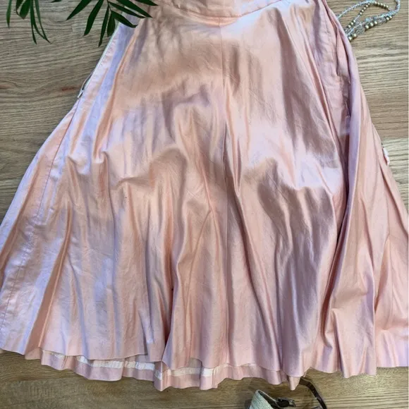 Vintage 50’s circle skirt flower detail handmade one of a kind! 4-6