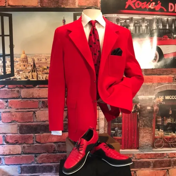 Vintage ArtCraft Red Blazer