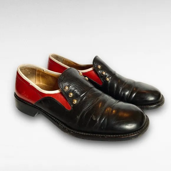 Vintage Cesare Paciotti HEROES Luxury Italian Designer Leather Shoes SZ 8 RARE