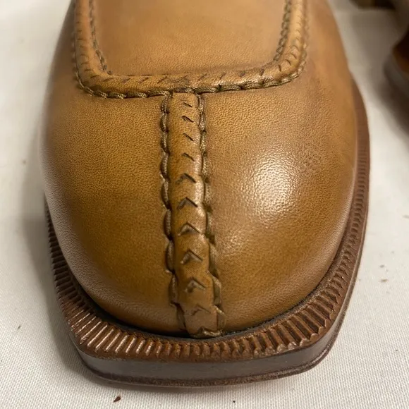 Vintage DAVID&amp;JOAN Men's Tan calfskin Leather Size 12