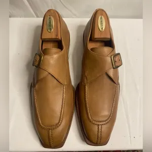Vintage DAVID&amp;JOAN Men's Tan calfskin Leather Size 12