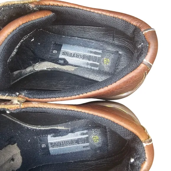 Vintage Doc Martens AW004 PC03C 9764 Shoes Size 6 Brown Leather