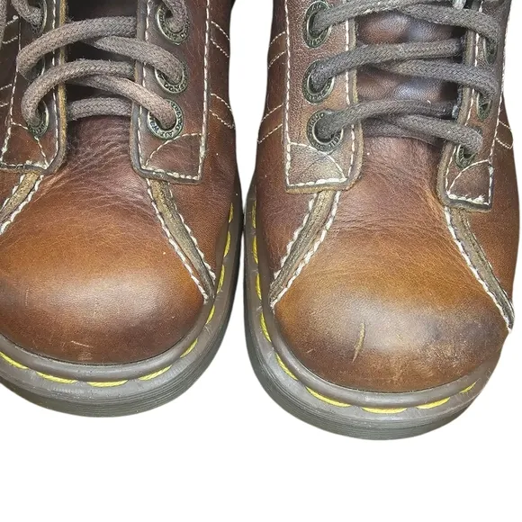 Vintage Doc Martens AW004 PC03C 9764 Shoes Size 6 Brown Leather
