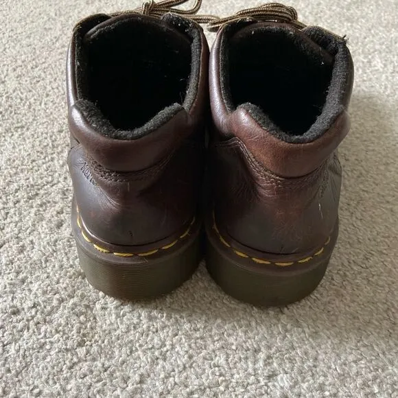 Vintage dr. martens 10938 brown leather chunky Oxford lace up shoe low boot