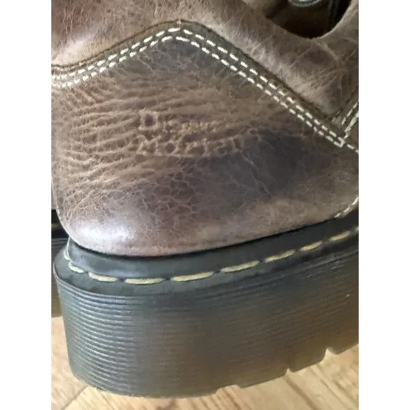 Vintage Dr. Martens 10940 Mens Grizzly Chunky Leather Shoes Size US 12 UK 11