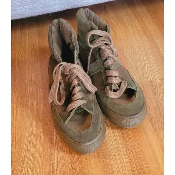 Vintage NOVESTA Esercito Italiano Sneaker Army Green Size 41 Shoes US 8.5