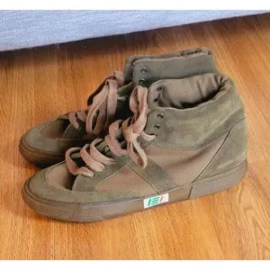 Vintage NOVESTA Esercito Italiano Sneaker Army Green Size 41 Shoes US 8.5