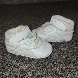 Vintage Reebok High Top Infant Baby Sneaker Reborn Shoes Size 1