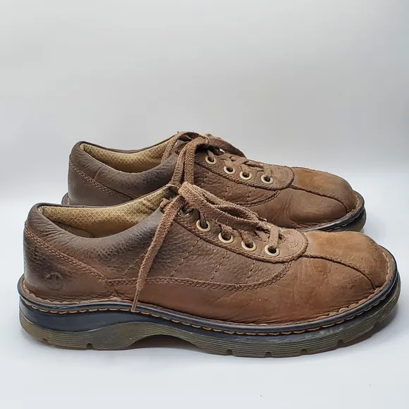Vintage y2k 90s Dr. Martens John pebbled leather 5 eyelet oxford