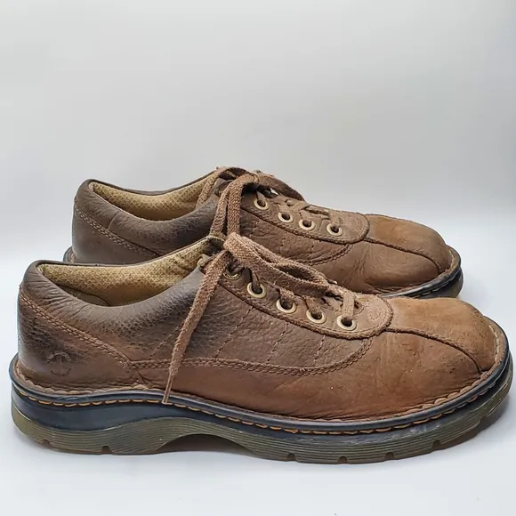 Vintage y2k 90s Dr. Martens John pebbled leather 5 eyelet oxford
