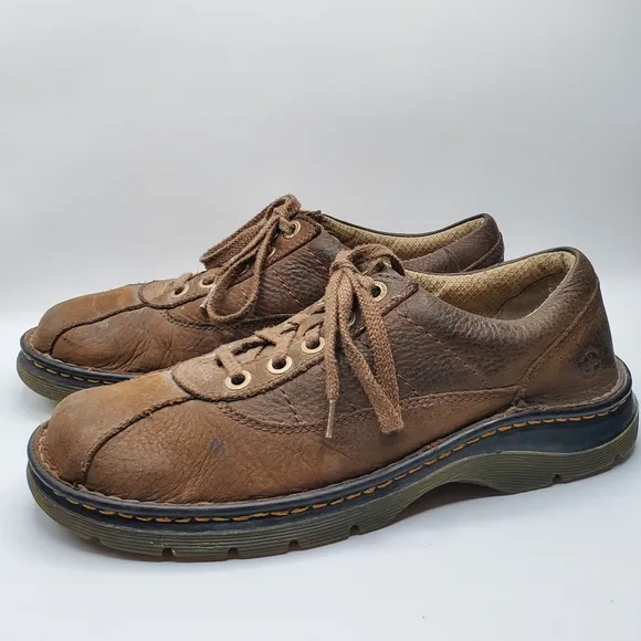 Vintage y2k 90s Dr. Martens John pebbled leather 5 eyelet oxford