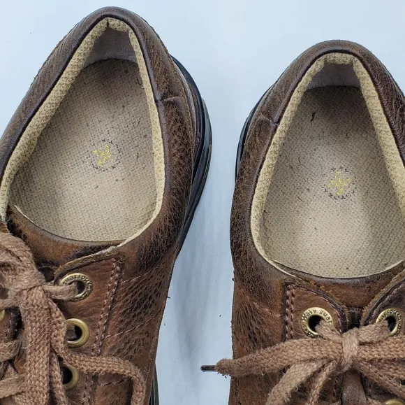 Vintage y2k 90s Dr. Martens John pebbled leather 5 eyelet oxford