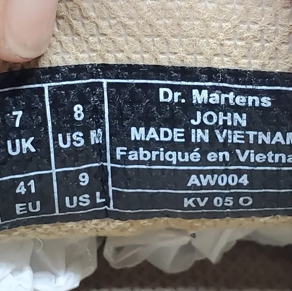 Vintage y2k 90s Dr. Martens John pebbled leather 5 eyelet oxford