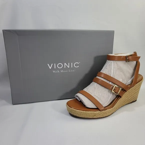 Vionic Sabina Wedge Sandal Sz 11 M