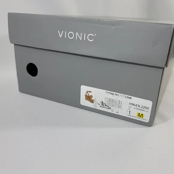 Vionic Sabina Wedge Sandal Sz 11 M