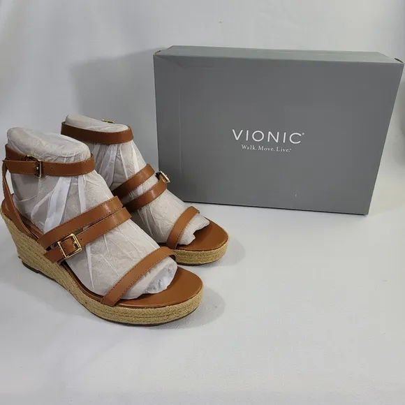Vionic Sabina Wedge Sandal Sz 11 M