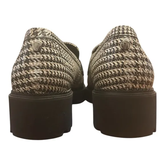 Vionic White Black Fillmore Women's Comfortable Slip-On Lug Penny Loafer Size 11