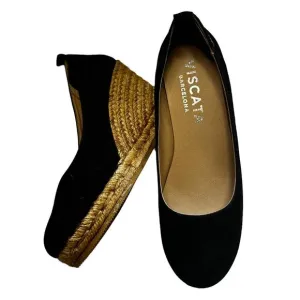 Viscata Barcelona Marquesa Suede Espadrille Wedge Heels sz 39=8.5