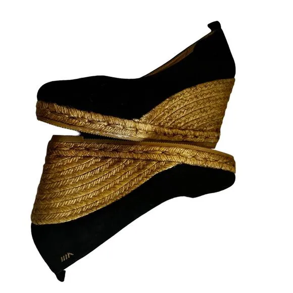 Viscata Barcelona Marquesa Suede Espadrille Wedge Heels sz 39=8.5