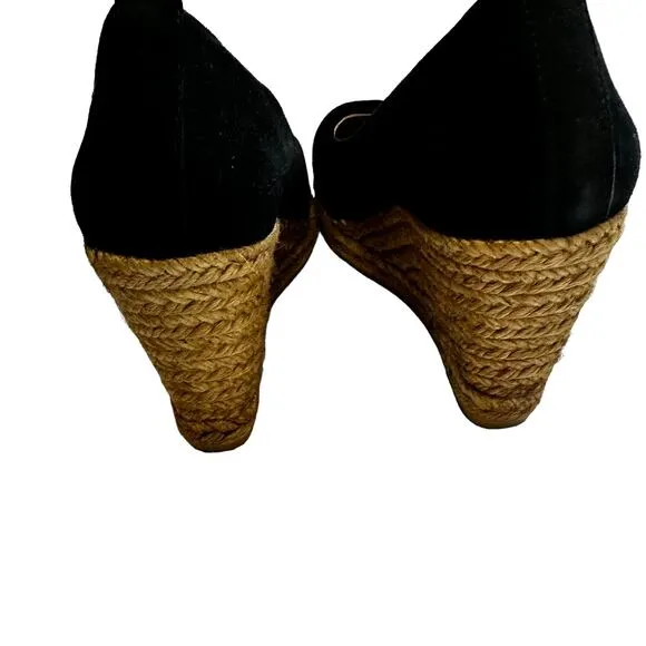 Viscata Barcelona Marquesa Suede Espadrille Wedge Heels sz 39=8.5