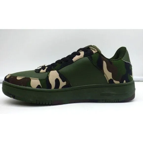 VLADO Luxury Kicks Unisex Low-top Sneakers, Camo, Sz. M 9/ W: 10.5